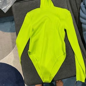 IVY PARK Turtleneck Rib Knit Bodysuit